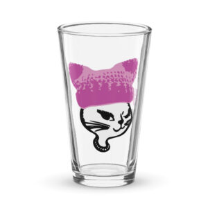 Resist Kitty - Shaker pint glass