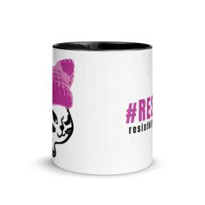 Resist Kitty - Mug with Color Inside